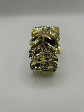 Citrine Rhinestone stretch Bracelet